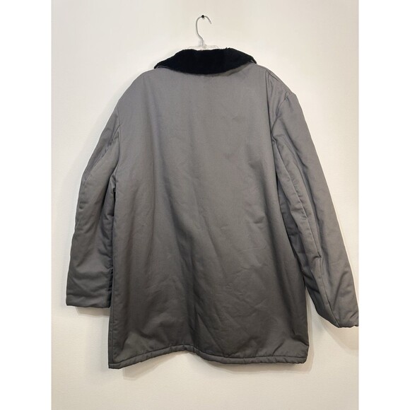 Haband Women’s Coat Fuzzy Lined XL Heavyweight Thick Button Up Pockets - Picture 2 of 6